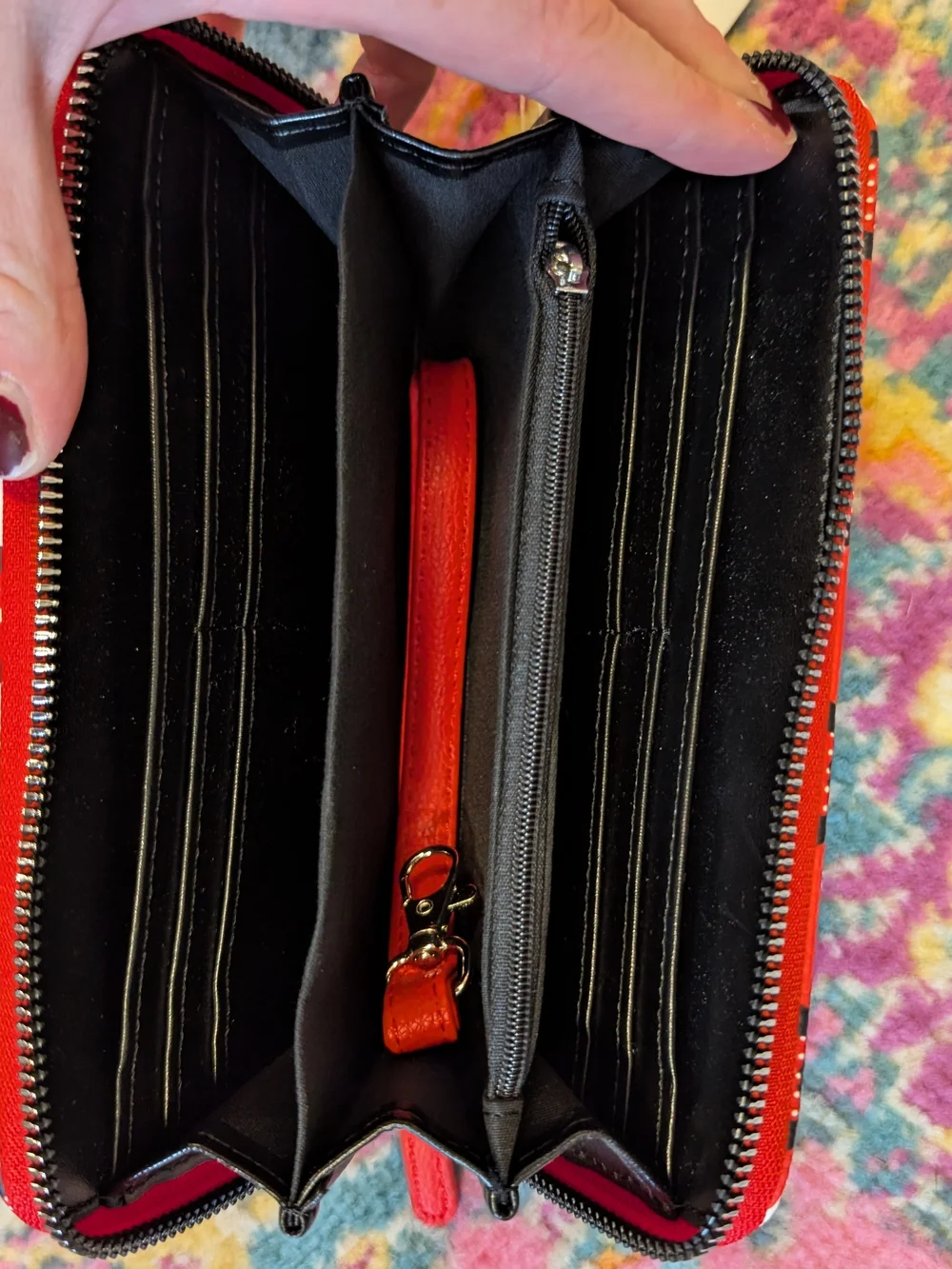 Disney Aldi Minnie Mouse Wallet Limited Edition Black/Red